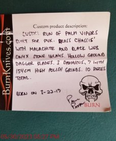 BURN Palm Viper OTF