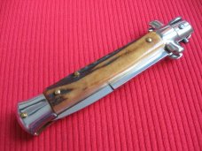 NEW ARMANDO BELTRAME 8" STAG Bayonet Blade ITALIAN STILETTO Knife