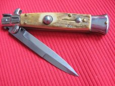 NEW ARMANDO BELTRAME 8" STAG Bayonet Blade ITALIAN STILETTO Knife
