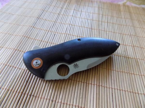 Discontinued Spyderco Rubicon Knife (CRREY) Marked Taichung Taiwan