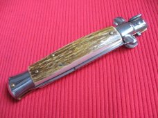 NEW ARMANDO BELTRAME 9" STAG Bayonet Blade ITALIAN STILETTO Knife