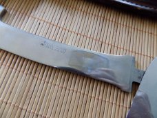 Vintage KA-BAR Knife/Hatchet Combo with sheath.