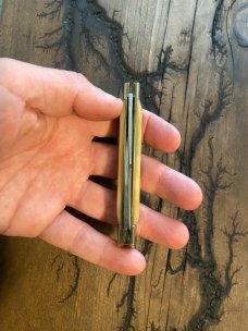 Original Col coon stockman bone handle 1980