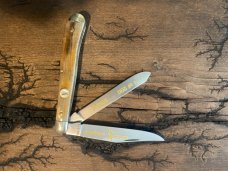 Original 1981 Colonel Coon Appaloosa bone trapper 