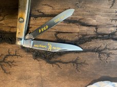 Original 1981 Colonel Coon Appaloosa bone trapper 