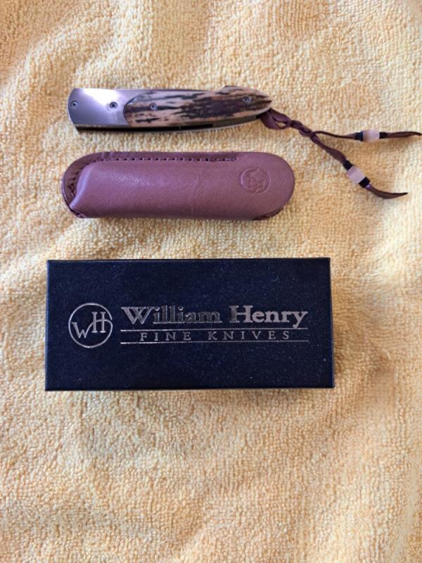 Rare William Henry / AG Russell Collaboration Knife; WHT10-MB Rare William Henry / AG Russell Collaboration Knife; WHT10-MB