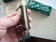 Vintage Hubertus Knife Buffalo "Spirit of Our Nation" Ltd. Edition #85 of 100 UNUSED W/Orig. Box Cer