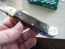 Vintage Hubertus Knife Buffalo "Spirit of Our Nation" Ltd. Edition #85 of 100 UNUSED W/Orig. Box Cer