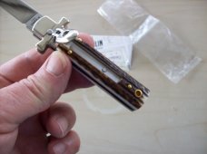 A. G. A. Campolin Dominus Lever Maltese Cross 6 Incher W/Genuine Stag/Antler NIB