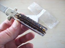 A. G. A. Campolin Dominus Lever Maltese Cross 6 Incher W/Genuine Stag/Antler NIB
