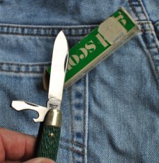 Kutmaster Utica NY USA Girl Scout 4 Blade Bail Mint In Original Box With Price Tag