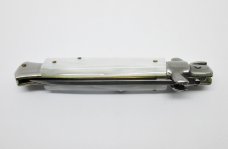 9" Automatic Stiletto Switchblade Knife - Synthetic Pearl White - Made in Italy