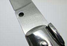 9" Automatic Stiletto Switchblade Knife - Synthetic Pearl White - Made in Italy