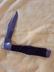 Rare Schatt & Morgan Wormwood File & Wire Coke Bottle Knife; 1998
