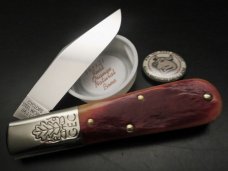Great Eastern Cutlery #86 2-Acorn Barlow Rust Orange Natural Bone GEC 861121