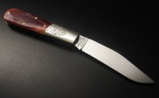 Great Eastern Cutlery #86 2-Acorn Barlow Rust Orange Natural Bone GEC 861121
