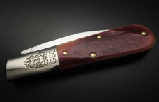 Great Eastern Cutlery #86 2-Acorn Barlow Rust Orange Natural Bone GEC 861121