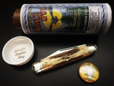 Great Eastern Cutlery Northfield UN-X-LD #68 White Owl Sambar Stag GEC 681221