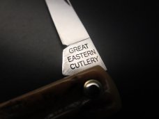 Great Eastern Cutlery #05 PPP Sheepsfoot Keychain Knife Sambar Stag GEC 053121