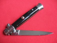 Vintage 9" Transitional Italian Stiletto Switchblade Knife - Original Unused Condition