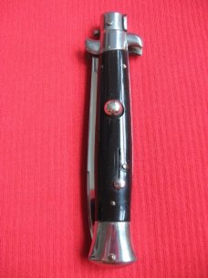 Vintage 9" Transitional Italian Stiletto Switchblade Knife - Original Unused Condition