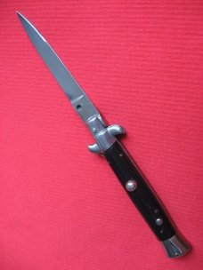 Vintage 9" Transitional Italian Stiletto Switchblade Knife - Original Unused Condition