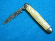 VINTAGE TRICKLOCK TRICK LOCK FOLDING POCKET EQUAL END SMALL CIGAR PEN JACK KNIFE KNIVES OLD