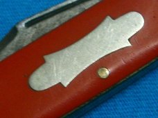 VINTAGE 4 LINE CAMILLUS SWORD BRAND EQUAL END CIGAR STOCKMAN FOLDING POCKET KNIFE KNIVES OLD RED