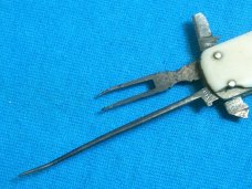 VINTAGE ANTIQUE HAIGH 7 LORD MANUAL CIGAR CUTTER FORK KNIFE FOLDING POCKET KNIFE KNIVES OLD