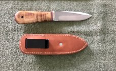 Custom Greg Wall 4” Gambler Style Knife