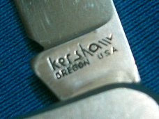 VINTAGE KERSHAW OREGON USA KAI JAPAN 2002 SMALL LOCKBACK FOLDING POCKET KNIFE KNIVES OLD