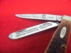 CASE XX HARRY GANT ROGERS BONE TRAPPER 1 OF 1000 IN HARDSHELL DISPLAY LIMITED COLLECTIBLE