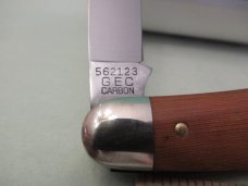 Great Eastern Dog Leg Smooth Nat. Linen Micarta Made for CCC Pattern # 562123EO