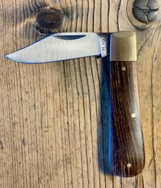 Michael May Sheffield England Traditional Barlow with Clip Point Blade and Becote Scales