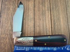 Great Eastern Cutlery 86 Barlow Stainless Blade Red and Black Linen Micarta 2021
