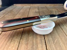 Great Eastern Cutlery 86 Barlow Stainless Blade Red and Black Linen Micarta 2021