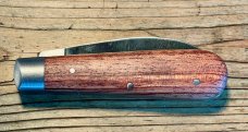 Otter Messer "Weaver's" Swayback Knife with Wharncliffe Blade and Hardwood Scales