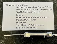 Rare Miniature Out The Front OTF Switchblade Knife, Japan, Original Keychain, New 