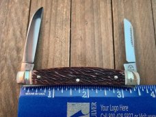 German Eye Carl Schlieper Half Congress Brown Jigged Bone