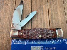 Kabar Gunstock Jack Made by Queen Ka-Wood Handles 1980