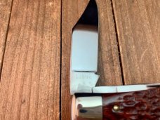 Kabar Gunstock Jack Made by Queen Ka-Wood Handles 1980