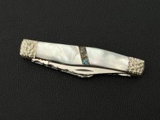 Case XX USA SS 6375 Custom Stockman with MOP & Black Lip Pearl with Abalone Inlay & File Work