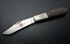 Great Eastern Cutlery #86 Barlow OD Green Canvas Micarta 440C Stainless Steel  GEC 861121