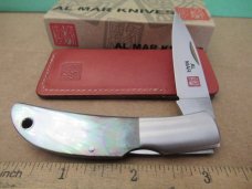 AL-Mar Discontinued Black Lip Mother Of Pearl Hawk Pattern # 1002BP 