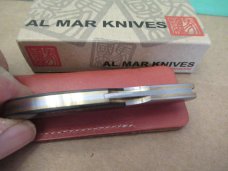 AL-Mar Discontinued Black Lip Mother Of Pearl Hawk Pattern # 1002BP 