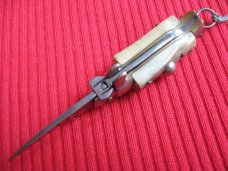 Vintage Italian STAG Mini Keychain STILETTO Switchblade Knife.
