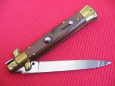 Rare Vintage Italian Slip Joint 9" Non Locking Stiletto Switchblade Knife - New Condition