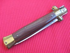 Rare Vintage Italian Slip Joint 9" Non Locking Stiletto Switchblade Knife - New Condition