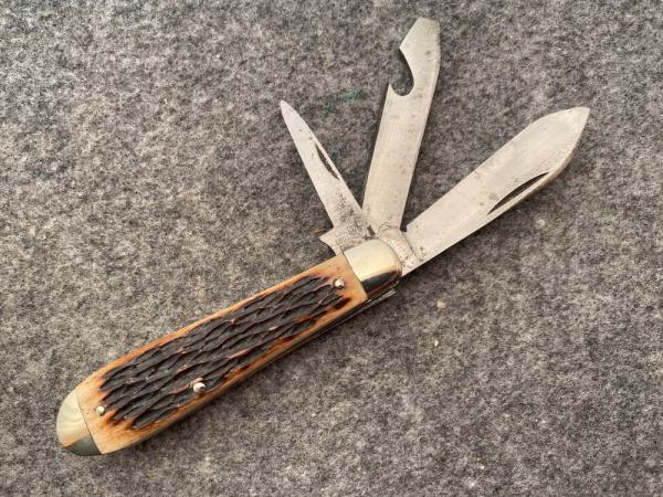 Canton Cutlery Co. Canton O. - 3 Spring jack Knife