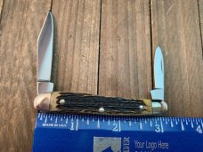 Henckels by Boker Pen Knife Half Congress Hellbraun Bone Solingen Germany 